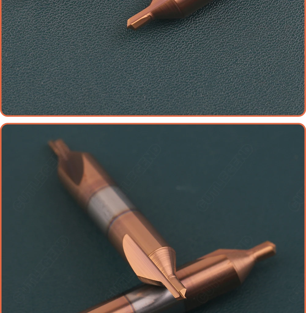 HRC60 Wolframstahl-Zentrierbohrer 60 Grad Hartmetall-Punktbohrer Typ A 0,5 1 2,0 3 4 5 6 8 Doppelkopf-Metallbohrer CNC-Werkzeuge – Detail 10