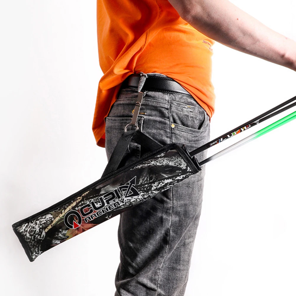 في الهواء الطلق الصيد العام قوس منحني السهم حقيبة جعبة أنبوب السهم حامل المحمولة الظهر الخصر حقيبة للنساء الرجل #6