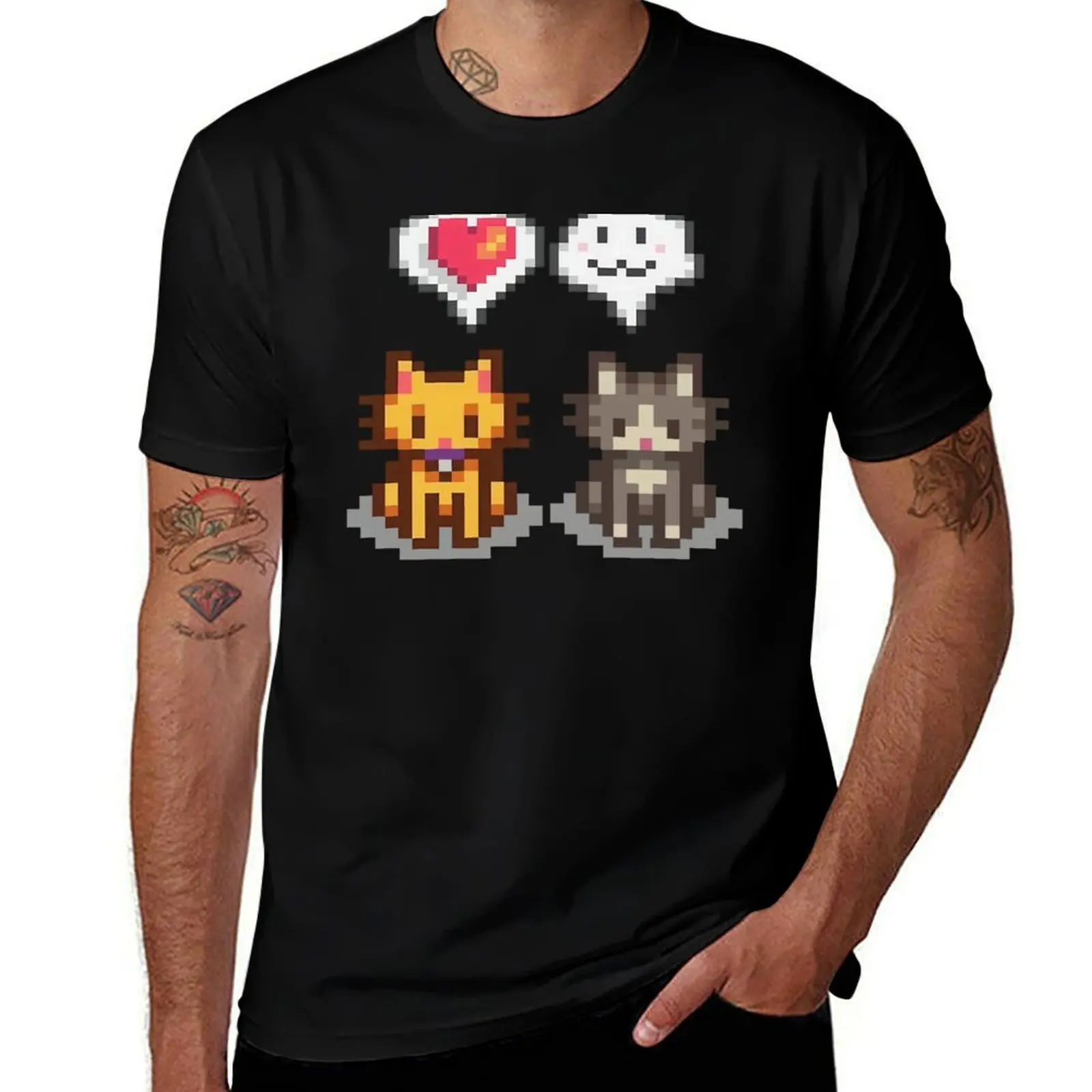 

Cat Stardew Valley T-Shirt man t shirt graphic man t shirt cotton