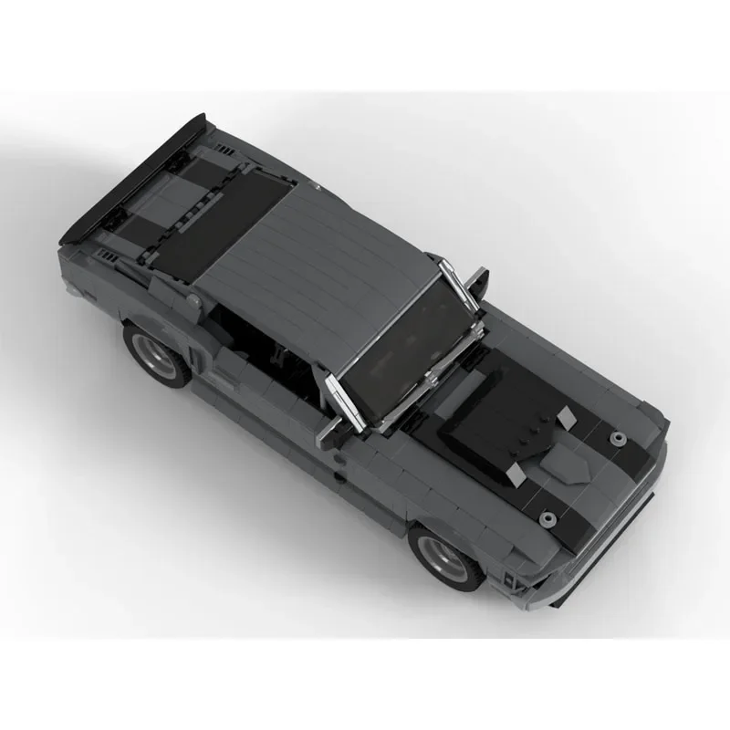 

MOC-191422 New Classic Movie Clip Sports Car Racing Building Block Model • 1224 Parts Boy Christmas Building Block Gift