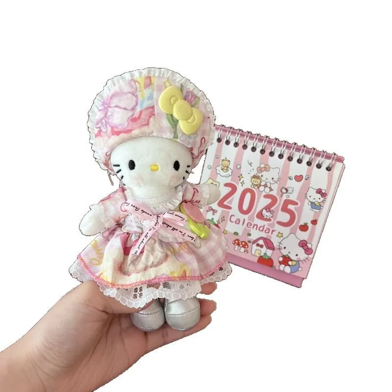 산리오 만화 헬로키티 롱 레그 시리즈 플러시 키체인 펜던트 귀여운 일상 백팩 맞춤형 패션 액세서리