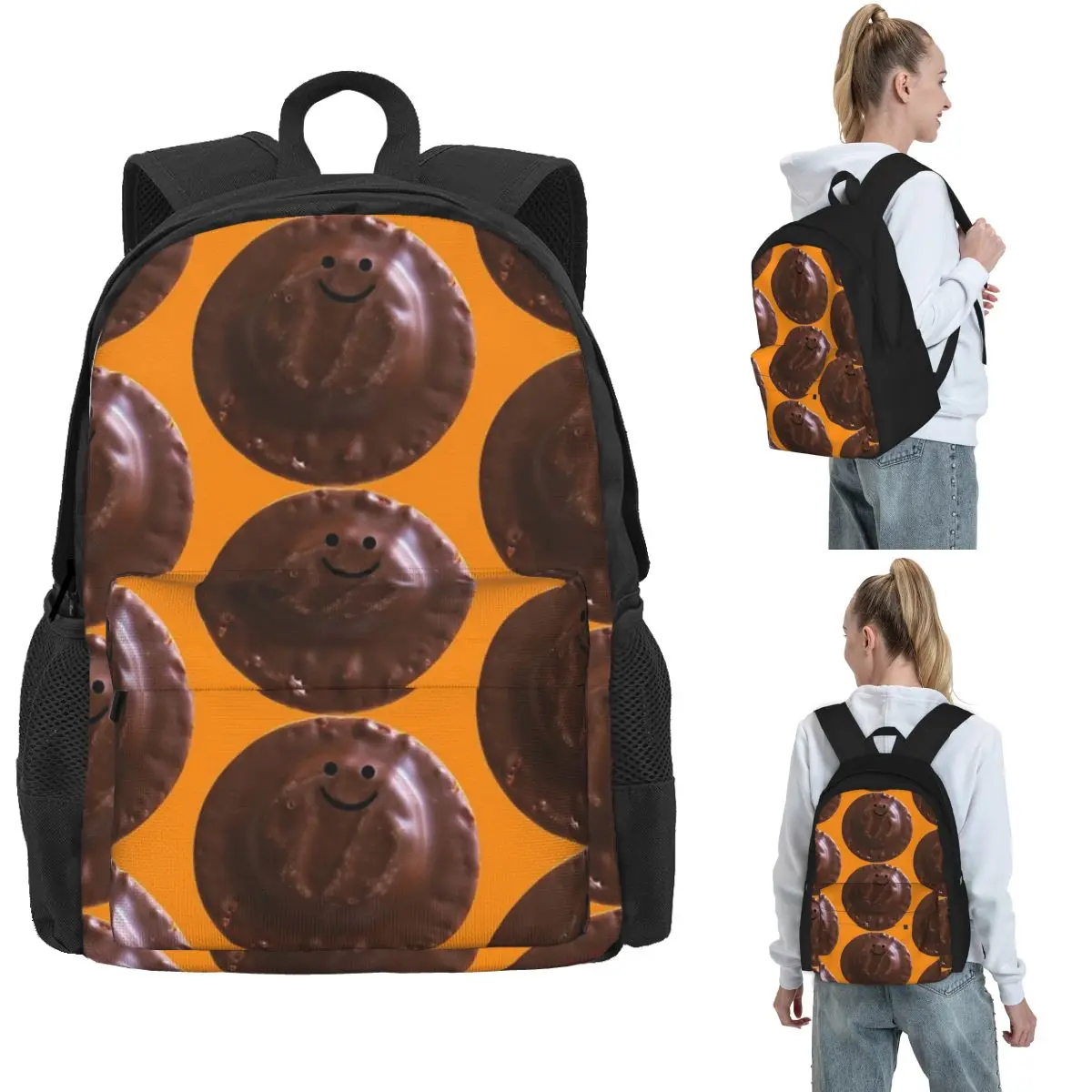 Gerald The Jaffa Cake (large) Backpack Hot Sale Daypack Large Capacity Boys Girls BookBag School Bag Shoulder Bags for Men Women