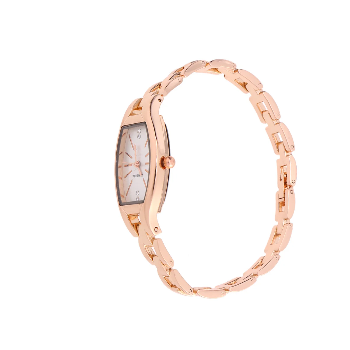 

Simple Noble Quartz Watch Golden White Face Elegant Design Wristwatch Perfect Gift for Women Business Casual Quartz Watch