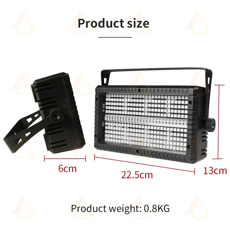 Bühne 60 W Mini LED Strobe Licht RGB 3in1 8 Partition 4 Partition Weiß DMX Super Helle DJ Bar Strobe Bühne Lichteffekte