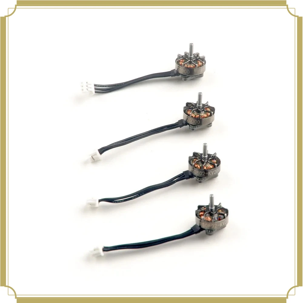 

4Pcs HappyModel RS0802 0802 KV20000 1S Lipo Brushless Motor 1610 2CW+2CCW for RC Racing Freestyle Mobula7 HD Drones Parts