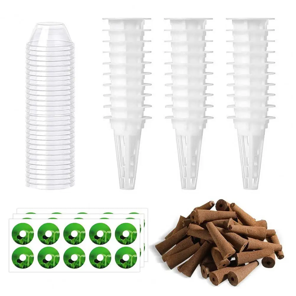 Biodegradable Grow Sponges Indoor Garden Starter Kit Hydroponic Growing Kit 120pcs Aerogarden Accessories for Brands Replacement