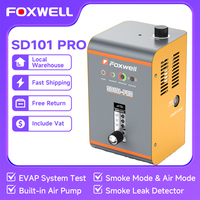 2025 FOXWELL SD101 PRO Smoke Machine Car Smoke Leak Detector for Motorcycle Built-in Air Pump Evap System Test Diagnostic Tool