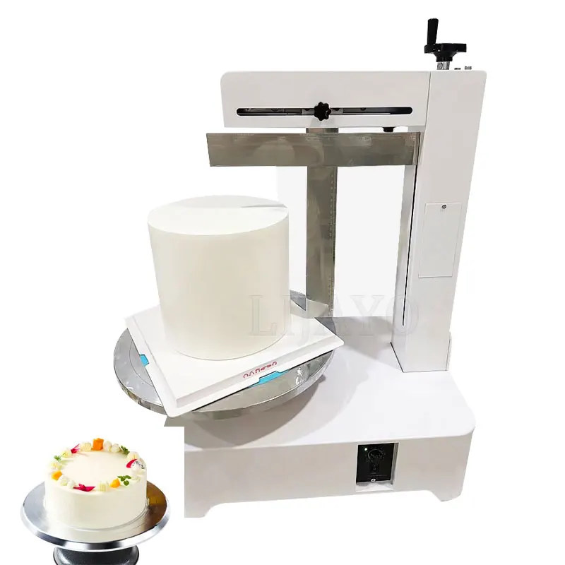 

Cake Bread Ice Cream Decoration Smearing Spreading Maker Touch Screen Cake Icing Smoothing Coating Machine Adjustable Speed