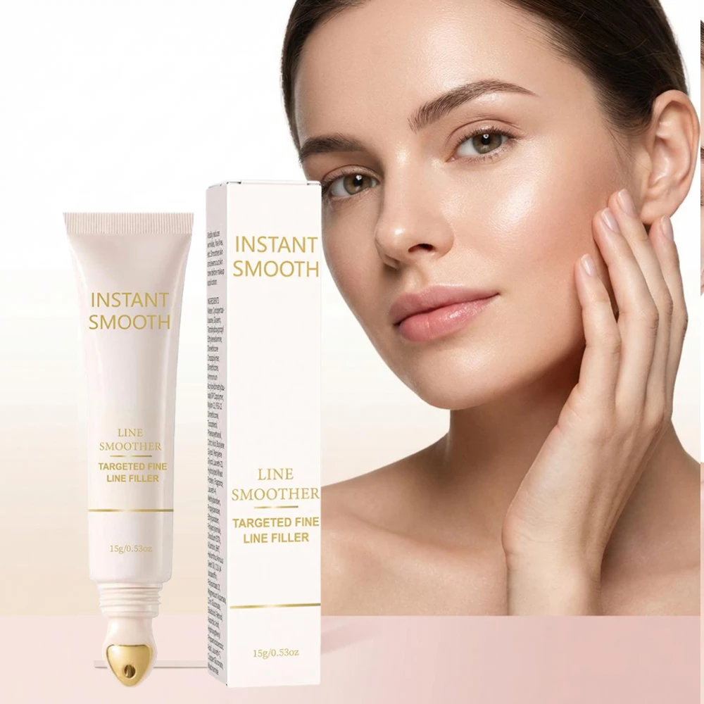 Instant Fine Line Filler Cream Softening Makeup Primer For Face Eye Pore Eraser & Wrinkle Smooth Invisible Pore Natural Makeup