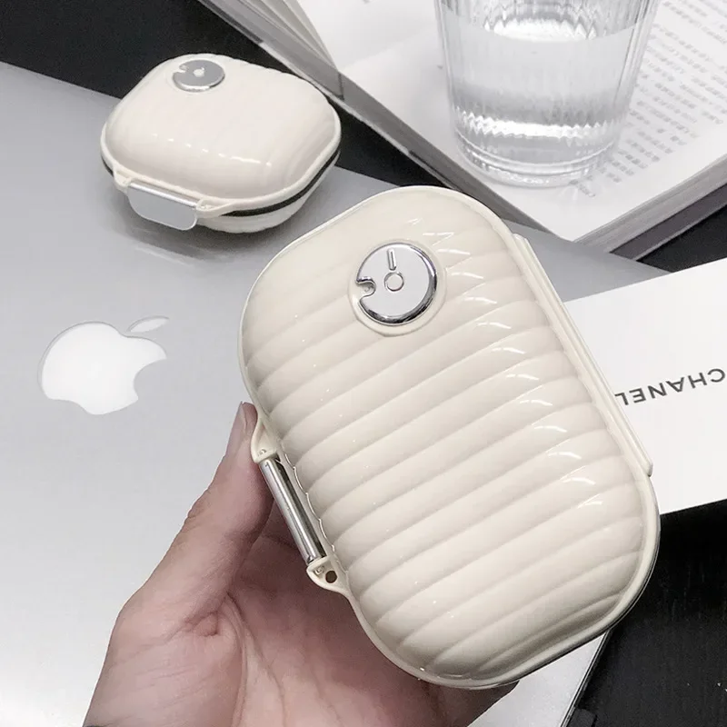 Mini Portable Medicine Box High Beauty Travel for Seven Days Multi Grid Split Package Pills Tablets Sealed Storage Box