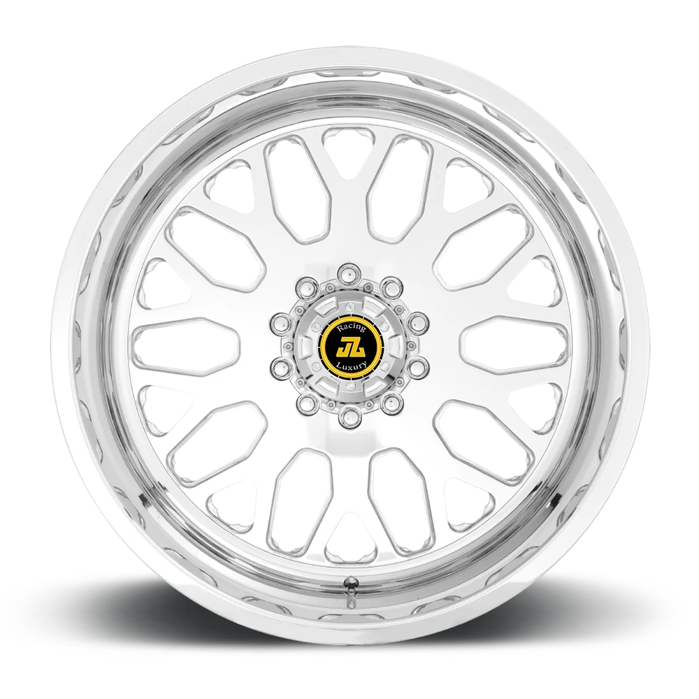 for Jiangzao concave design 19 20 21 22 23 24 inch 4x4 6x139.7 offroad polished truck wheels for pickup isuzu