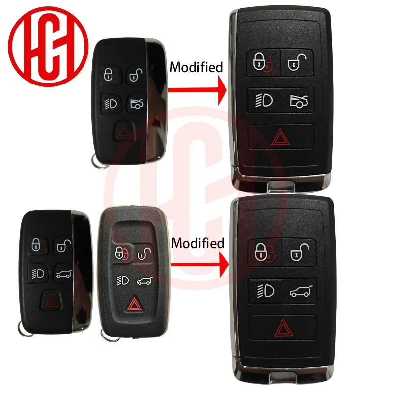 Upgraded Replacement Remote Key Shell for Land Rover Discovery 4/Range Rover Sport/Evoque/Jaguar XJ/ XF/XJL ﻿