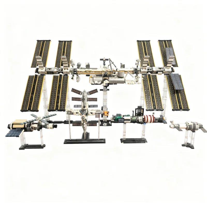 9022pcs MOC International Space Station 1 110 Scale Model Building Blocks Toys Christmas Gift Architecture Collection Education