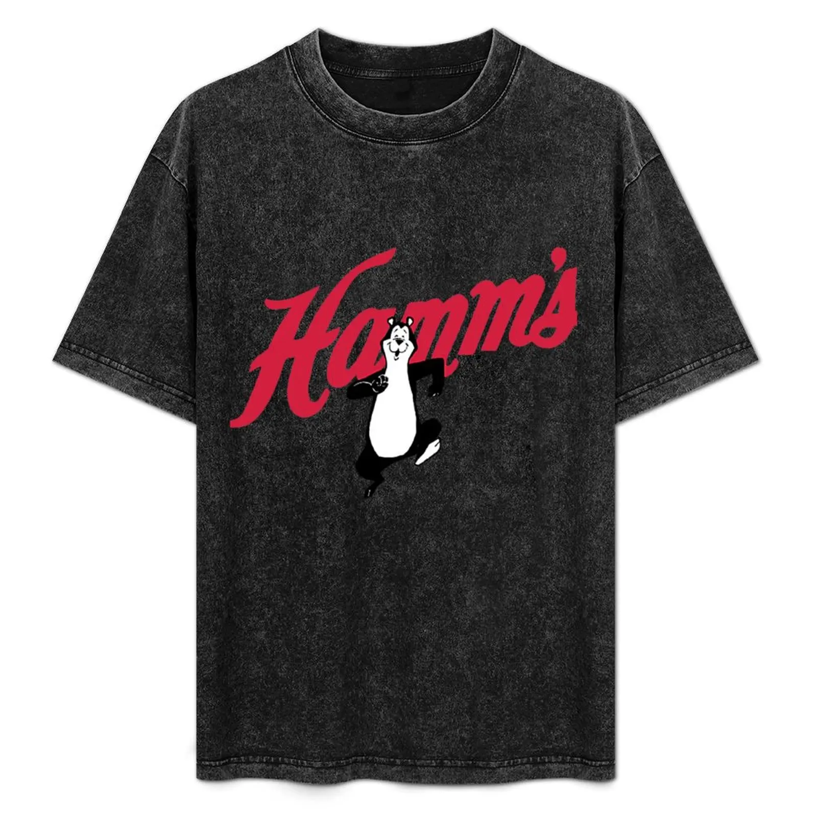 

Run! Don't Walk to get a Hamm's Beer T-Shirt All Weather Casual Short Sleeve