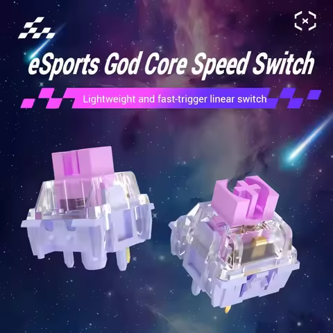 Kailh eSports God Core Speed Switch Custom Mechanical Keyboard 5pin Linear 42gf RGB SMD Quick Trigger Lightweight Factory lubed