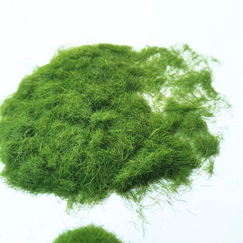 Simulation Moss/Grass Powder 3MM/5MM  Nylon Static Planting Flocking Powder Sand Table Landscape Materials 30g/Bag