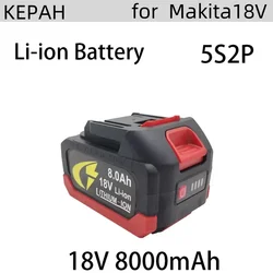 5S2P 18V Makita 18650 lithium battery can charge 8000mAh battery with high current and high discharge. Charger.