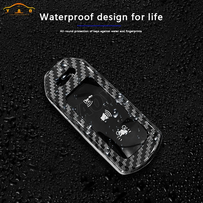 ABS Carbon fiber Remote Car Key Case For Honda PCX 125 150 SH125 SH300 SH300i NF07 Xadv Forza 300 SH X-adv Motorcycle Case 160