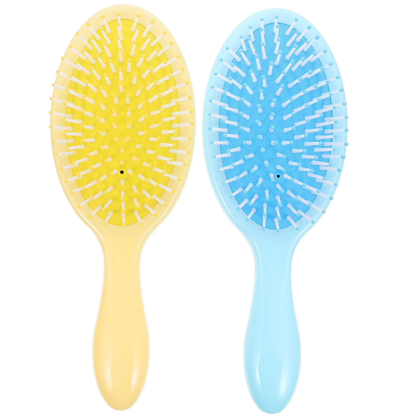 

2pcs Massage Combs Travel Detangling Hairbrushes ABS Material Promotes Hair Growth Scalp Massager Practical Gifts