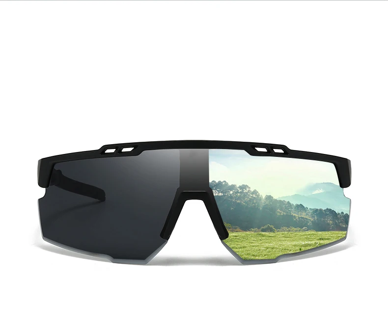 Neue Outdoor-Mode, winddichte Reitbrille mit großem Rahmen, integrierter UV-Schutz, Sport-Sonnenbrille 3254 – Detail 4
