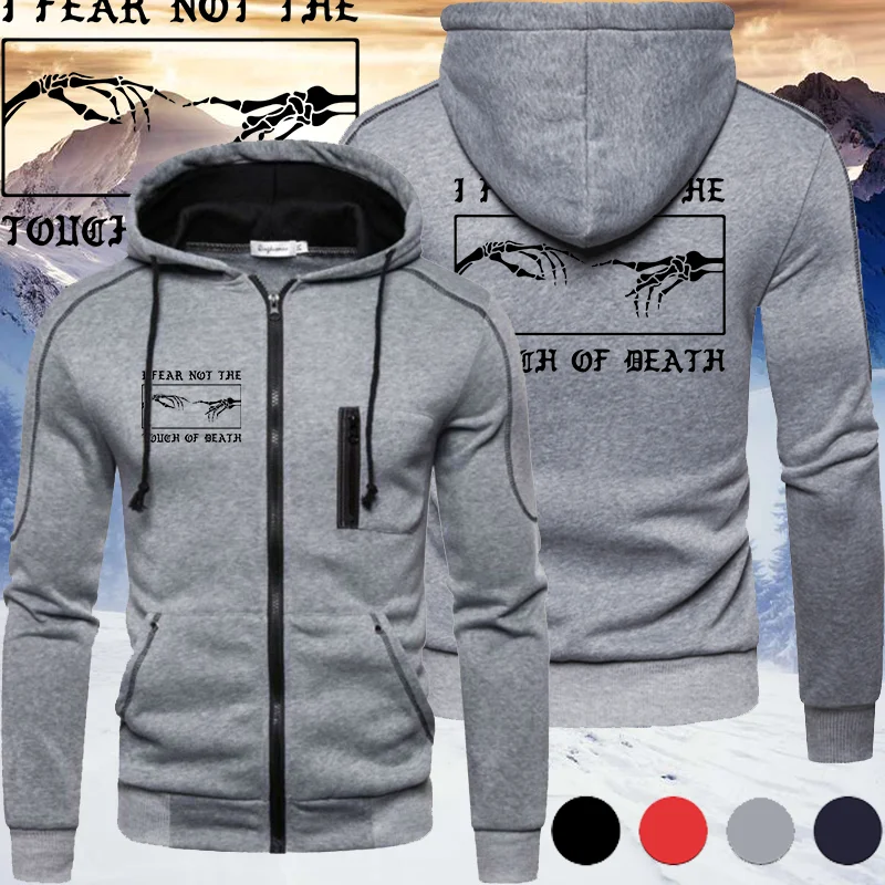 Men's Sweatshirt Long Sleeve Jacket Hoodie Zipper Closure Jacket Sports Outdoor Casual Daily Hooded Jacket Tops