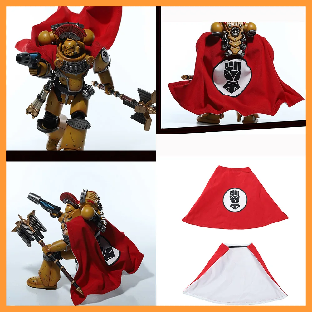 

[Только плащ] JOYTOY WARHAMMER 30K 1/18 lmperial Fists Legion Chaplain Consul тканевый плащ накидка шаль аксессуары модель DIY