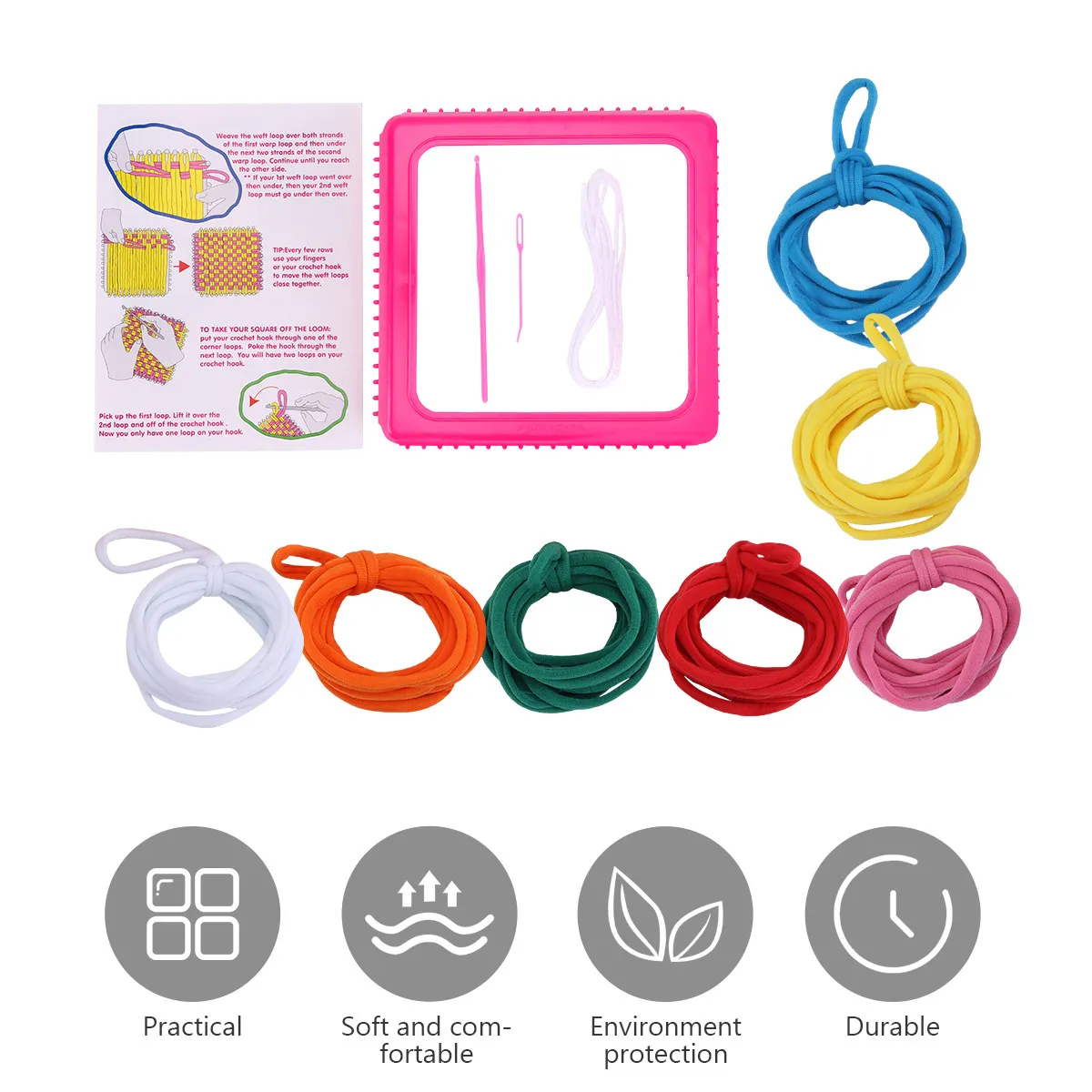 kit-de-8-cordes-Elastiques-pour-tressage-ensemble-de-cordon-en-plastique-pour-bricolage-loisirs-creatifs-Educatifs-ensemble-de-fils-extensibles-pour-enfants