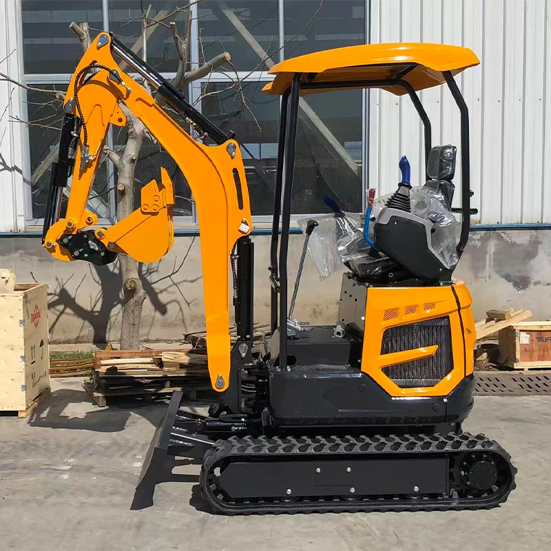 

Customized Mini Digger Compact Excavator with Tracks for Farm Orchard Gardening and Trencher Work