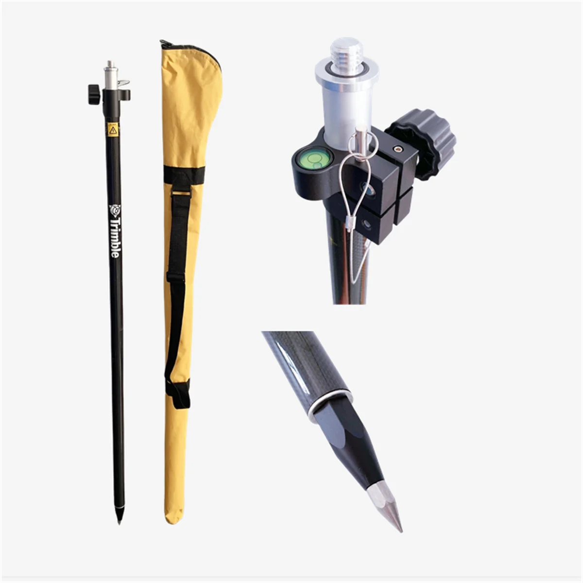 

Telescopic Carbon Fiber Rod Prism GPS Pole Total Station Surveying Trimble GNSS Measuring rod