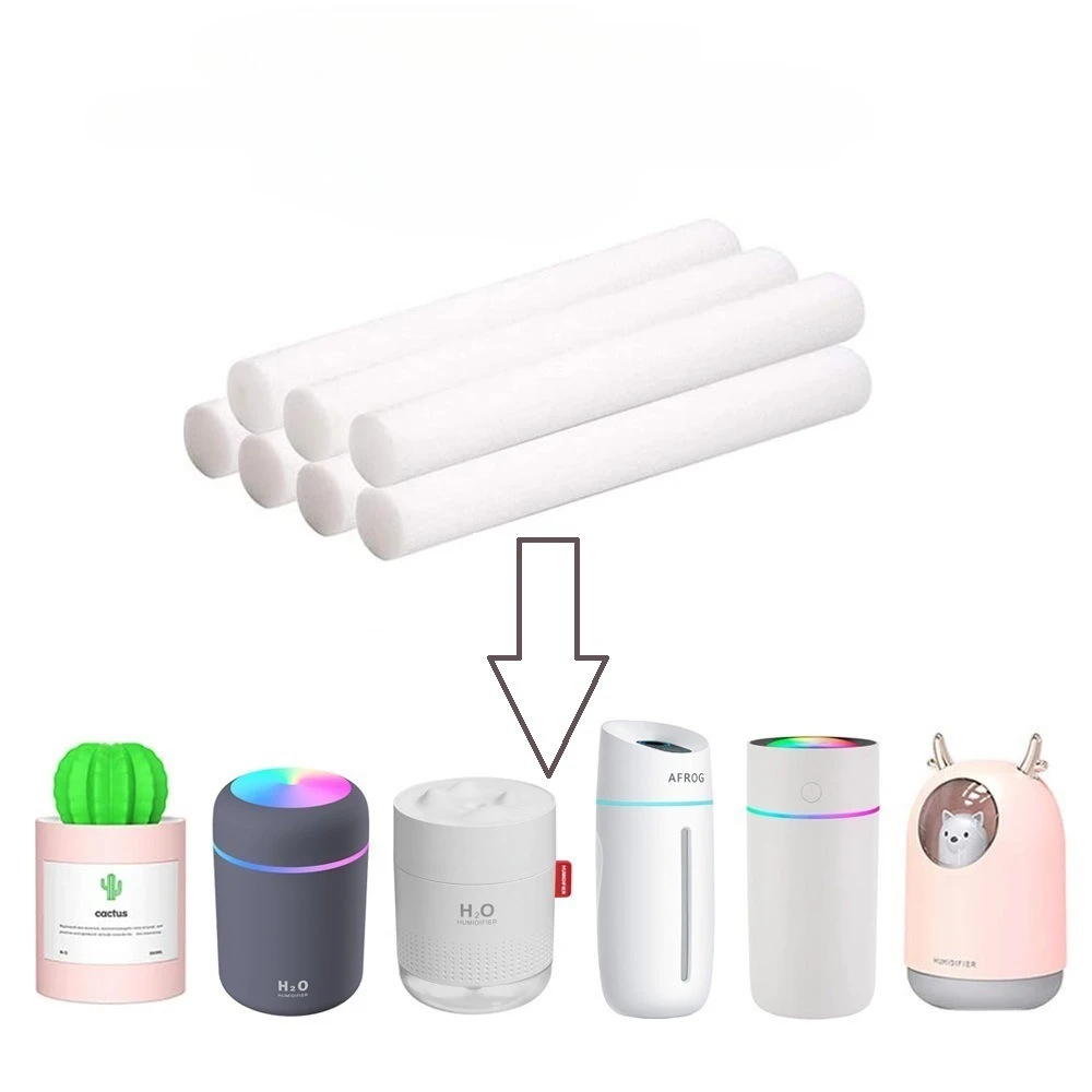 Varilla difusora de fragancia para el hogar, varilla de algodón de repuesto, tamaño ajustable para humidificador y decoración del hogar