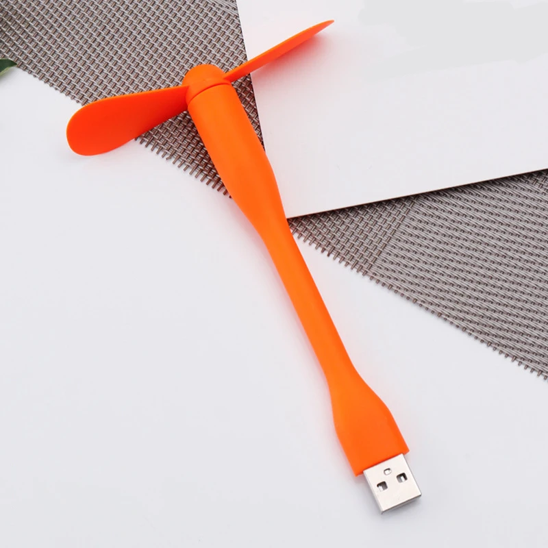 Hot Selling USB Mini Fan Detachable Flexible Portable USB Fan Suitable for All USB Power Output Gadgets Summer Cooling Artifact