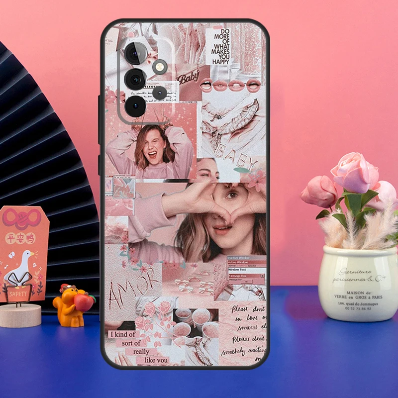 Millie Bobby Brown Case For Samsung Galaxy A54 A34 A24 A14 A73 A53 A33 A23 A13 A52 A32 A22 A12 A51 A71 Cover