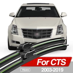 For Cadillac CTS CTS-V 2003-2019 Front Windshield Wiper Blades 2pcs Windscreen Window Accessories 2006 2009 2010 2011 2015 2018