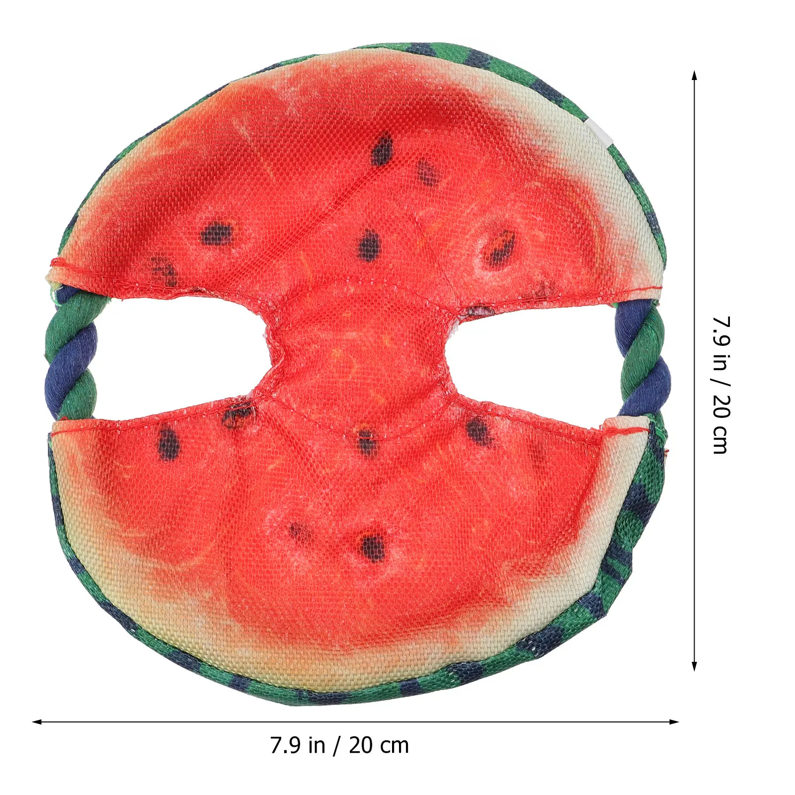 1Pcs Simulated Watermelon Pet Flying Disc Floating Plaything Dog Pitching Plaything Beach Play Pet Floating Toy