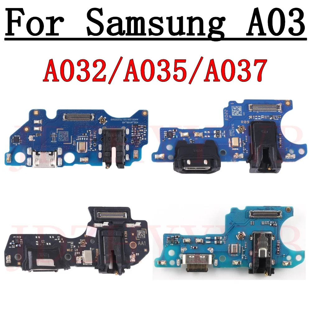 Puerto de carga USB flexible, placa de carga rápida para Samsung Galaxy A03 Core A03s A037F A037U A035F A035U A032F