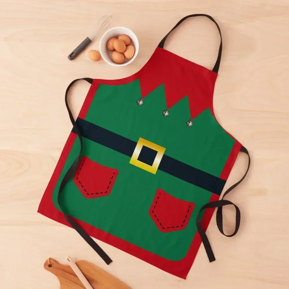 

christmas elf Apron Kitchen Apras For Women Utensils For Kitchen chefs Chef Uniform For Men Apron