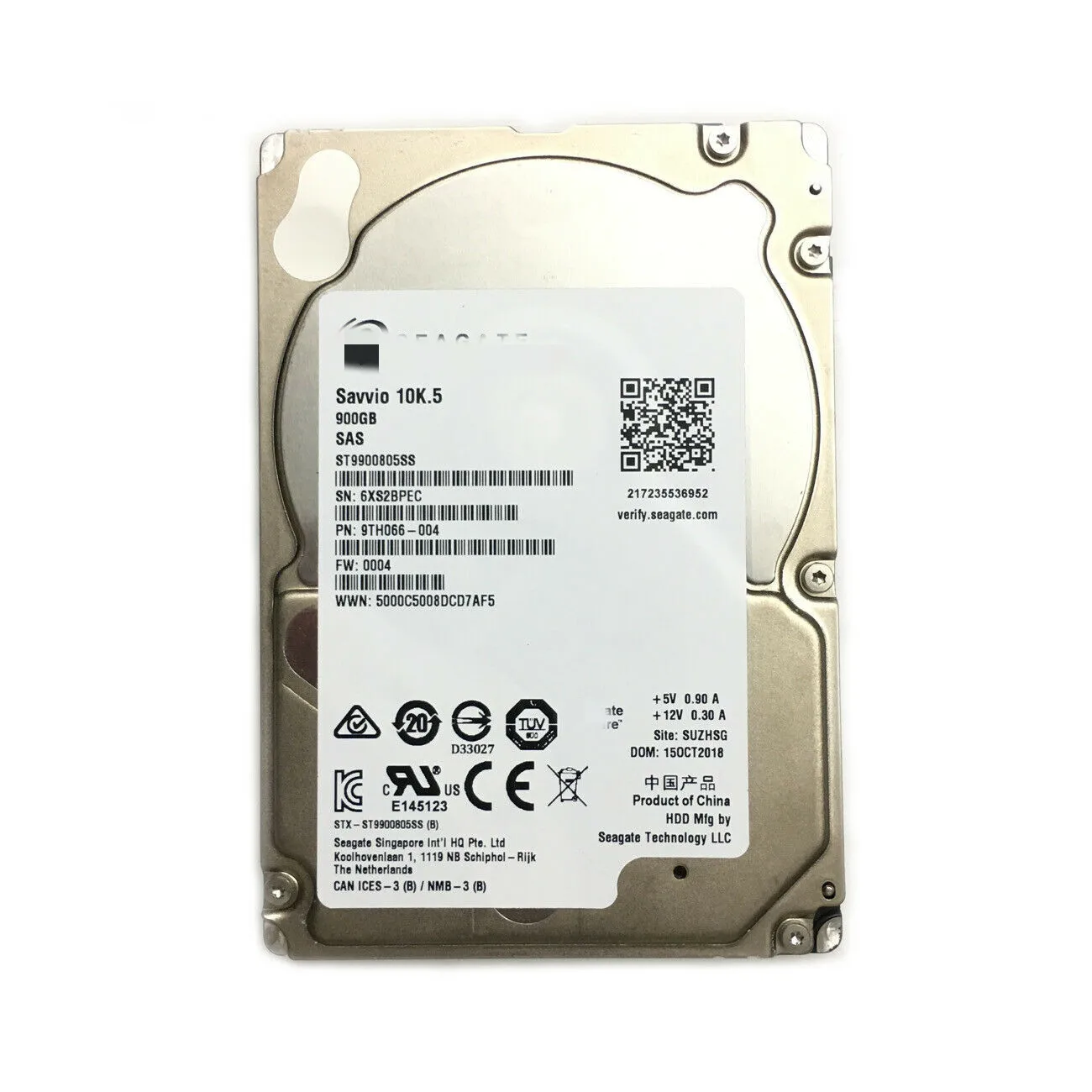 FOR ST9900805SS 10K.5 900GB 64MB 6Gb 2.5