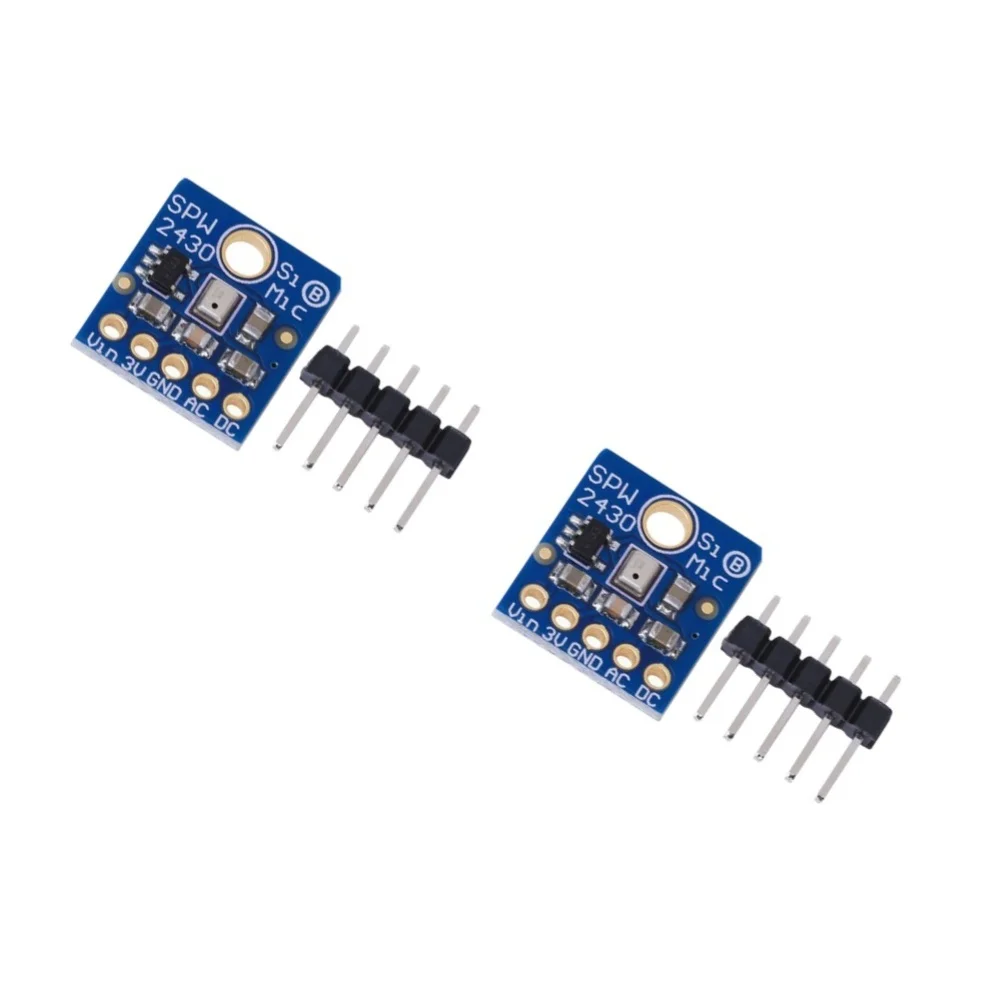 2Pcs SPW2430 For MEMS Microphone Sound Detection Sensor Module Single Channel Audio Input For Voice Changer