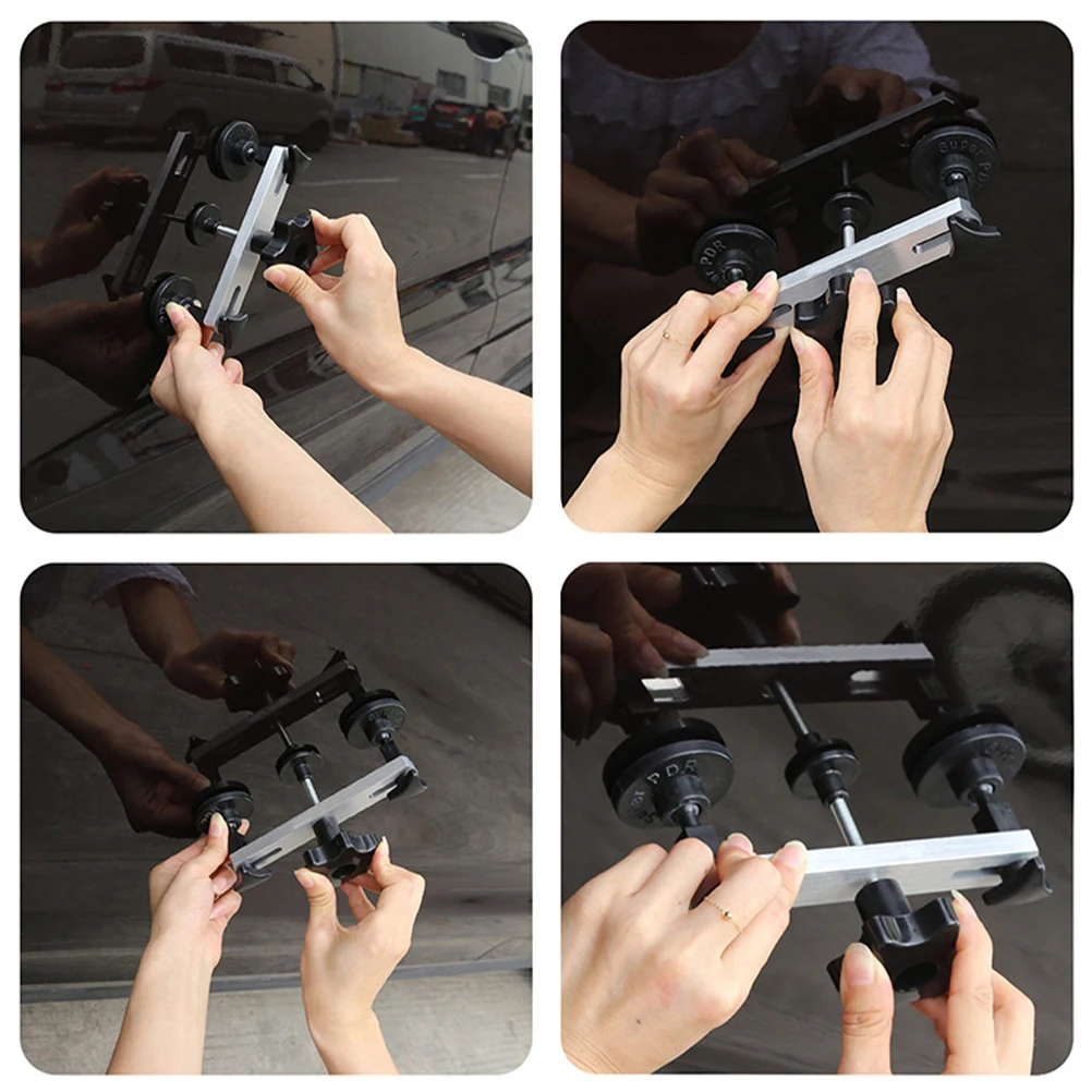 

1 Set Auto Tool Bridge Puller Body Damage Fixing Kit For Door Hail Damage Durable Painless Repair