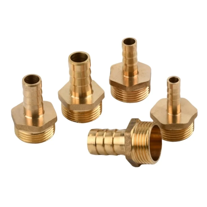 G1 Male Thread Pagoda Connector 10,12,14,16,19,25,32mm Brass Fittings Garden Repair Water Gun Tool Lrrigation Hose Adapter