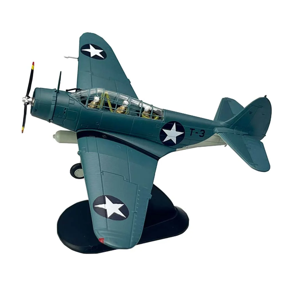 1/72 US TBD Fighter Model T-3 Midway Battle Commemorative Edition Finished Diecast Metal Plane Military Display Model Gift Toy