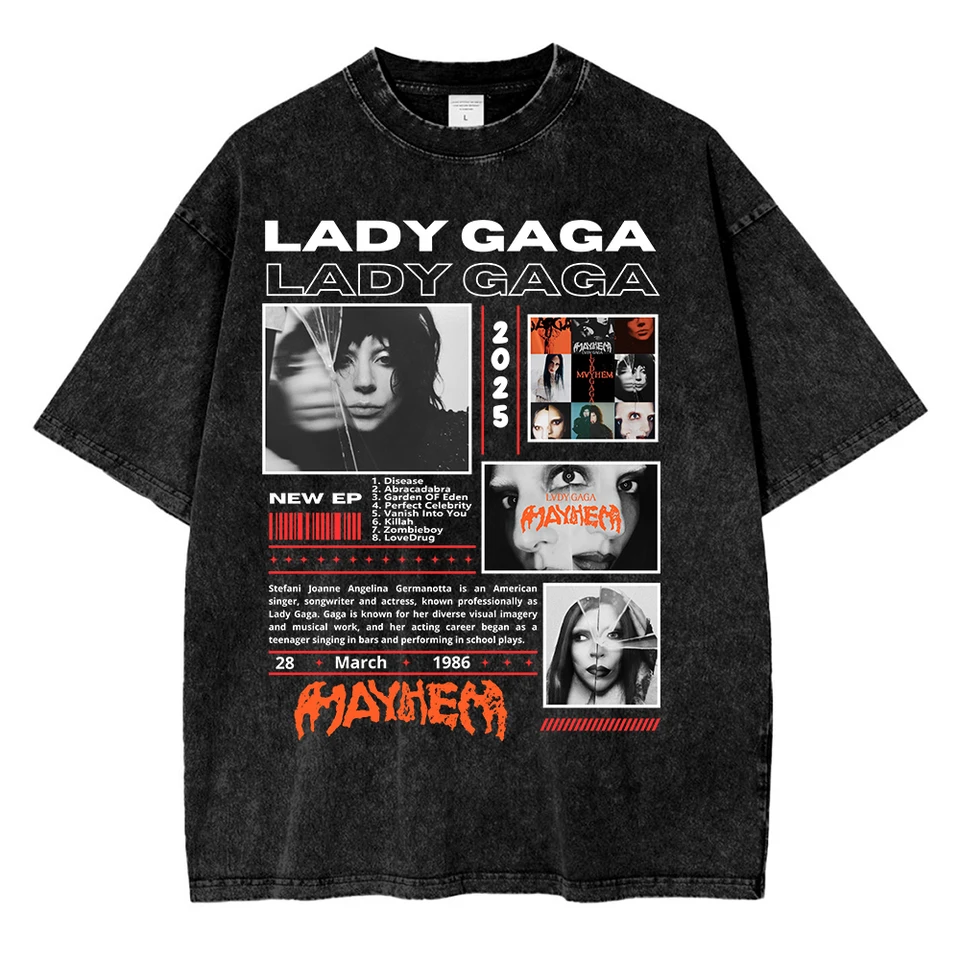 新品未使用: Lady GAGA KILLAH LACED SS TEE XXL 新品未使用: Lady GAGA KILLAH LACED SS TEE XXL Lace Gaga T-Shirt