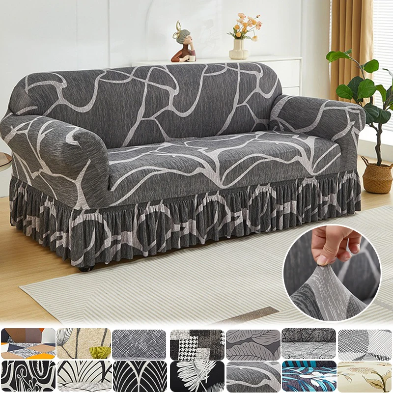 

Elasticity Sofa Cover Anti Fouling and Anti Slip,easy To Install and Protect New Furniture in Office and Living Room Sofa Covers