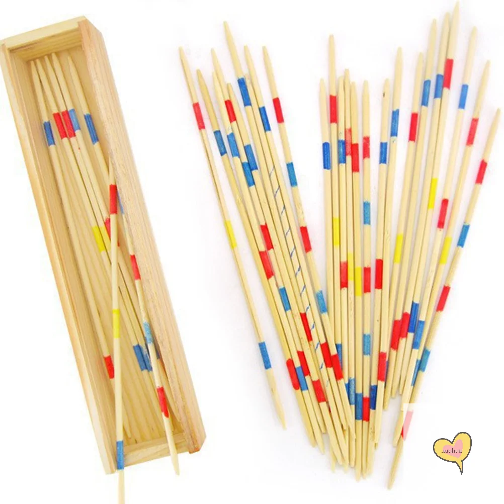 80s Nostalgic เกม Stick เด็กผู้หญิงของขวัญเด็ก Interactive Desktop ปริศนาไม้ Pick Stick ของเล่น