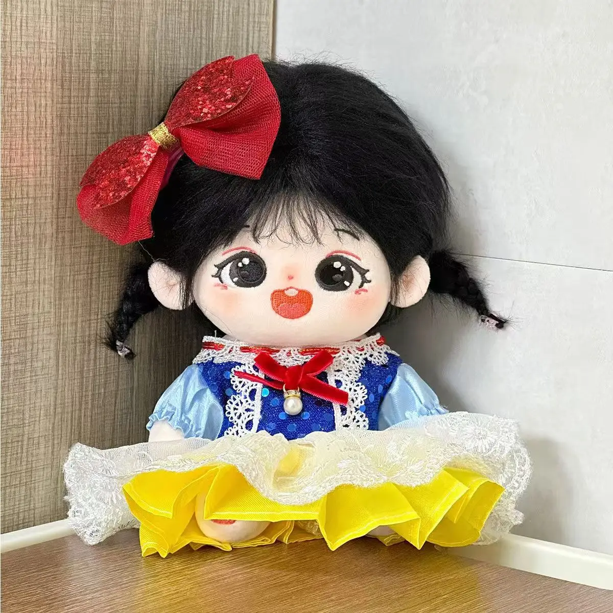 Love and Deepspace20cm Doll Clothes Snow White outfit and headband Dress UpBall Gown  Fantasy Party Birthday Clothes Cosplay