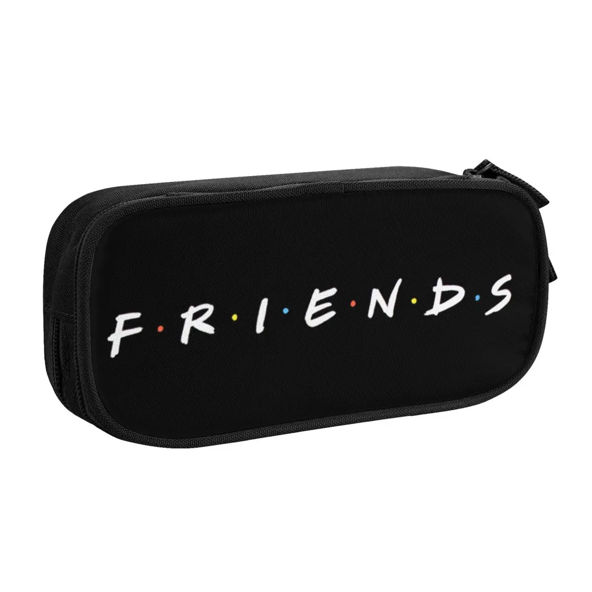 Custom Friends Funny Quote Korean Pencil Cases Boys Gilrs Large Storage TV Show Pencil Box Students Stationery