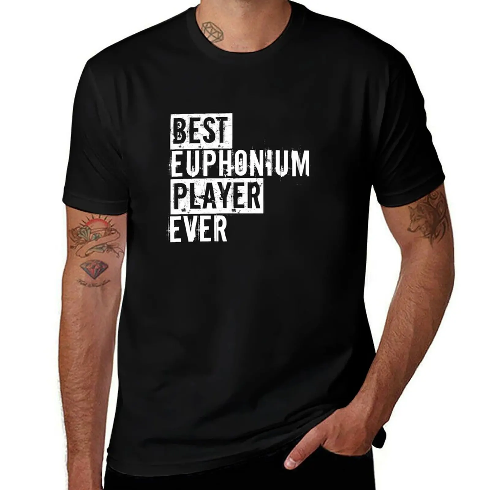 Brass Funny Best Euphonium Player Ever Euphoniumist T-Shirt Casual Daily Outfit T-Shirt