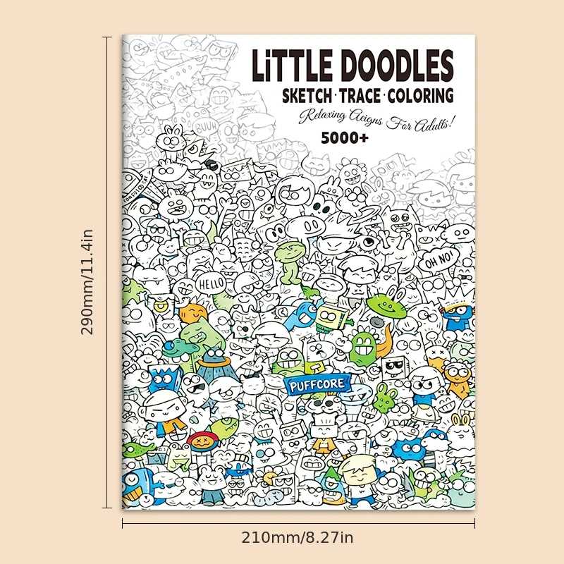 Libro de colorear con dibujos  - Adult Coloring Book Stress Relief reseña y precio