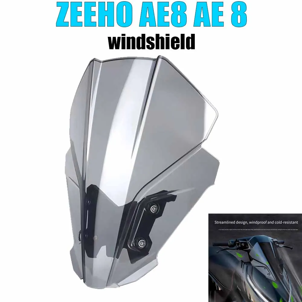 For ZEEHO AE8 AE 8 Drilling and installation of windshield glass before modification