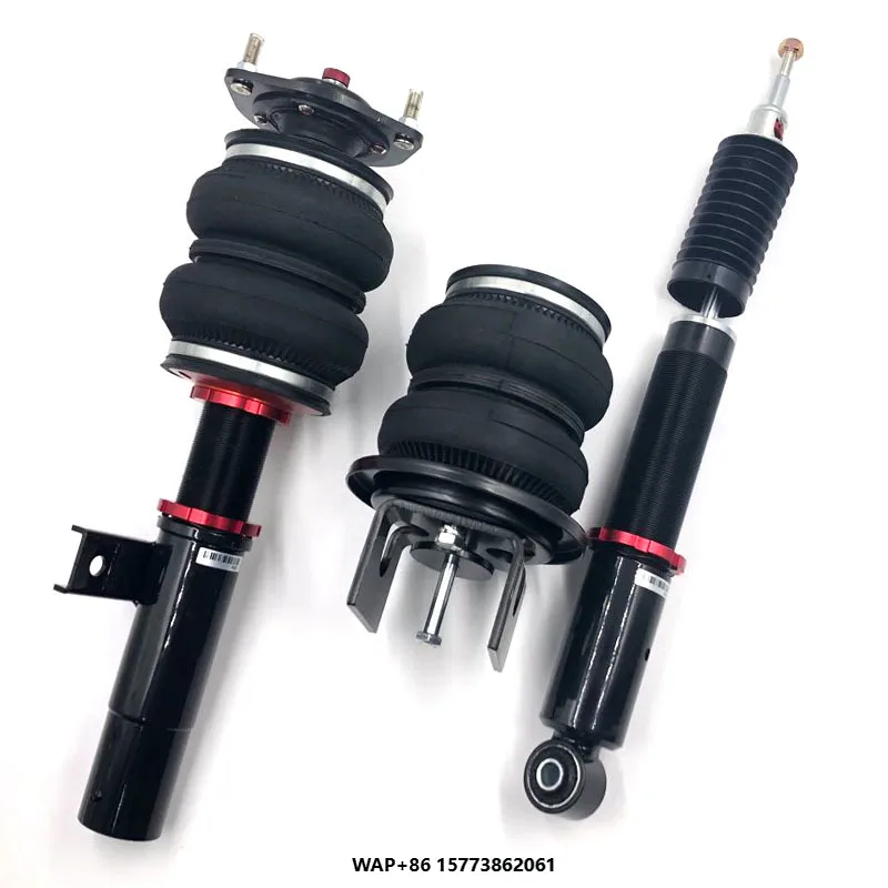 نظام تعليق هوائي مطاطي بمستويات 32/16 قابل للتعديل لسيارة Civic، Golf، Au Di A6 C7، E30 E36 F30، W164 W219 W211 W205 والسيارات الأخرى #1
